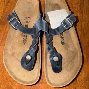 Birkenstock Blue Braided Sandals 41